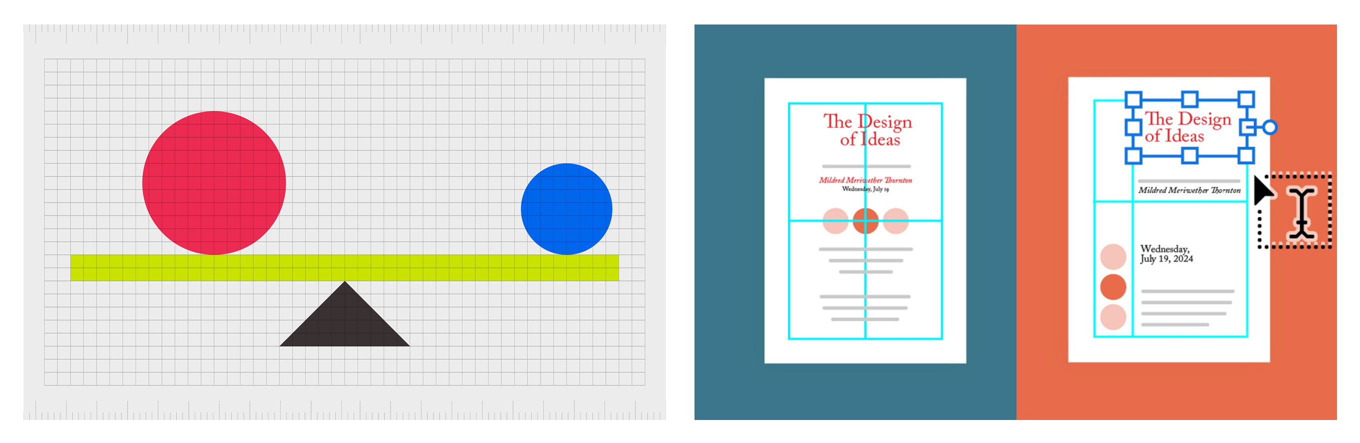 balanced layout example showing visual harmony
